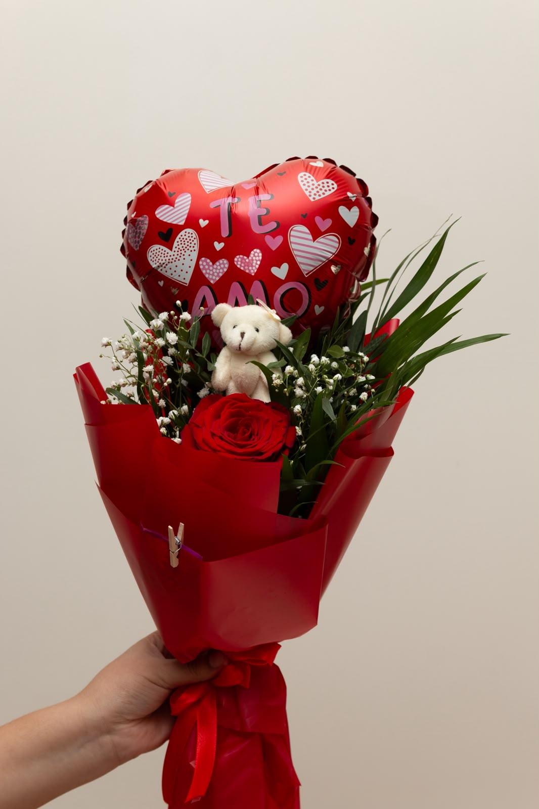 Ramo de una rosa